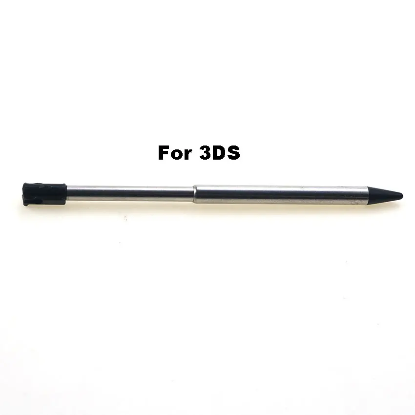 Stylus Pen Metal Telescopic Stylus Plastic Stylus Touch Screen Pen for 2DS 3DS New 2DS LL XL New 3DS XL For NDSL DS Lite NDSi NDS Wii 1pcs