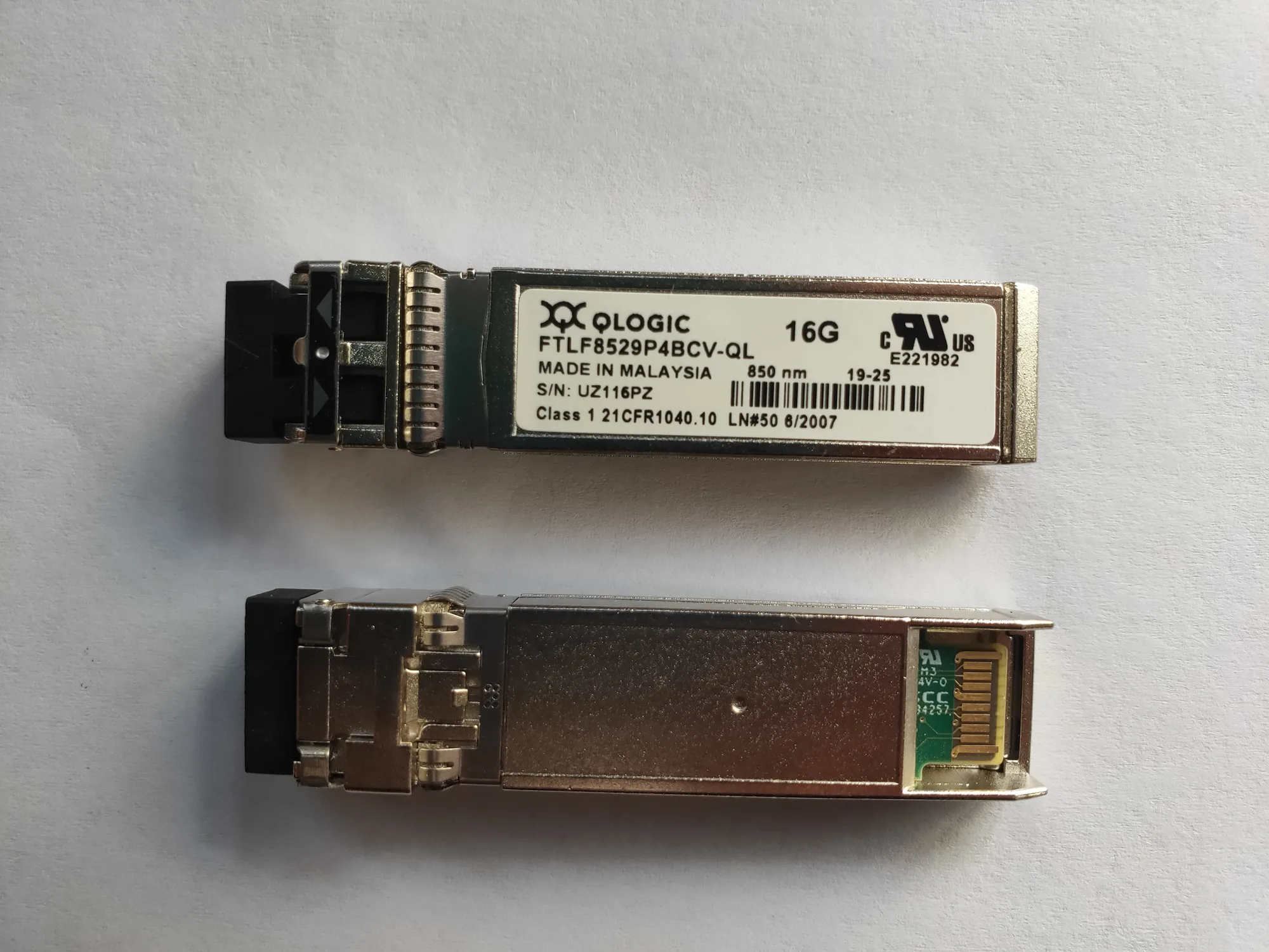 FTLF8529P4BCV-QL/qlogic SFP 16G optical fiber/16GB SFP 850nm SFP+ qle2670 qle2672 qle2690 qle2692 16G HBA Fiber optical module сетевая карта qlogic qle2672 ck