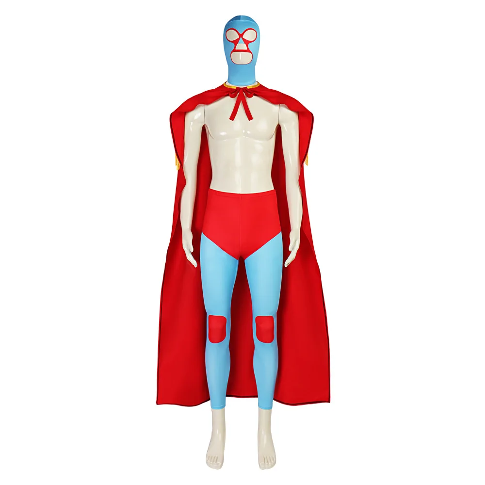 Nacho Libre | Red Cosplay Costume 22 Nacho Libre Cosplay Costume for Men (Unofficial)