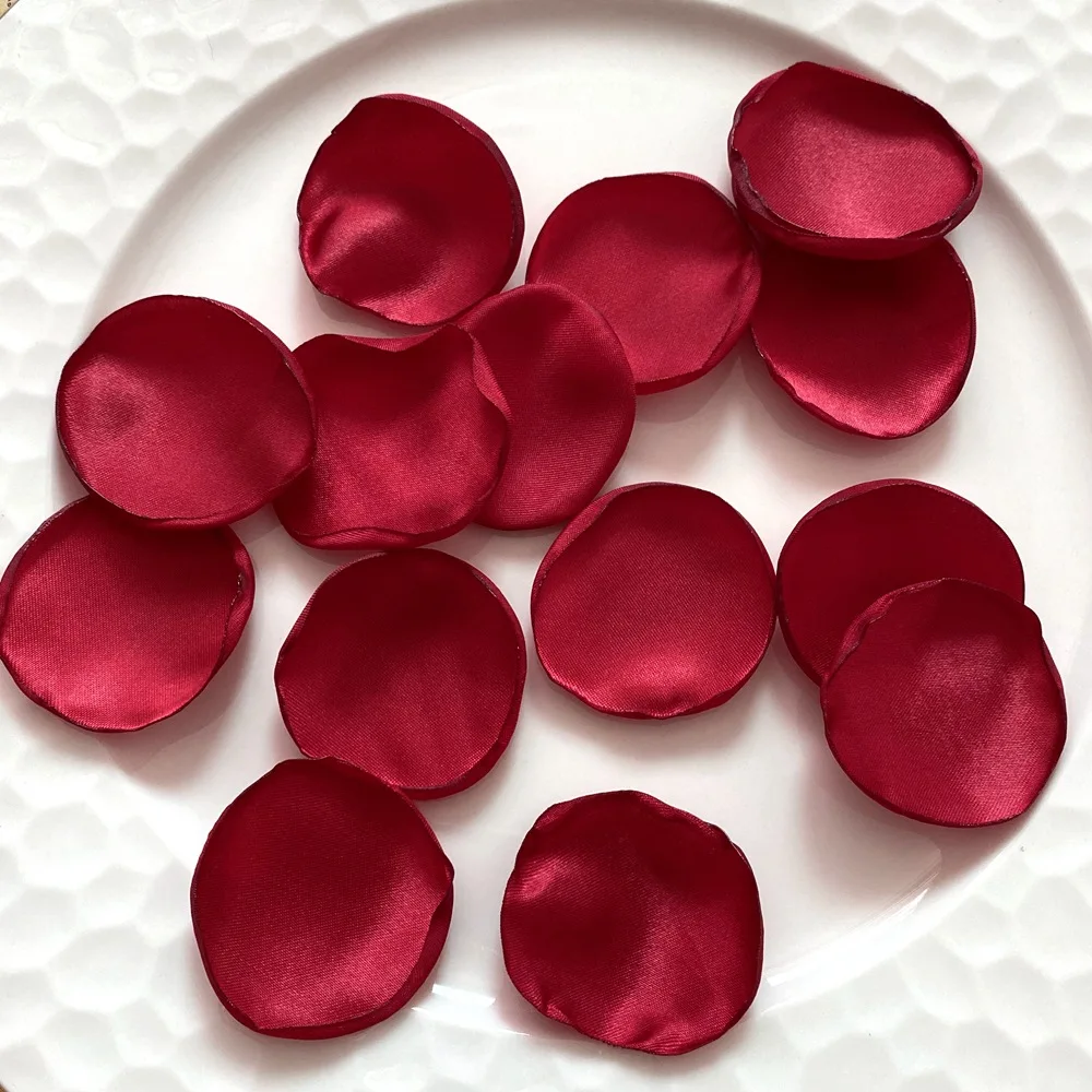 100Pcs Silk Rose Petals for Wedding, artificial rose petals