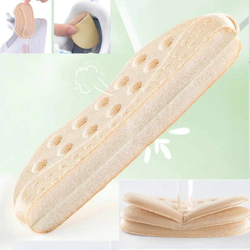 Shoe Insoles Shoe Pads for High Heels Pain Relief Anti-wear Cushion Heel Protectors Shoes Sticker Foot Care Liner Grip Insole Insert Pad 4pcs