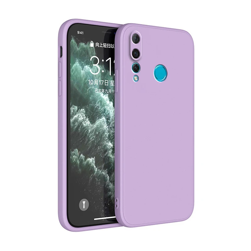 Luxury Ultrathin Liquid Silicone Phone Case with Lens Protection - Classic Design