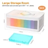 4X6 Inch Photo Storage Boxes Photo Case With Handle, 10 Inner Plastic Photo Keeper, Scrapbook Organiser Container Box 5