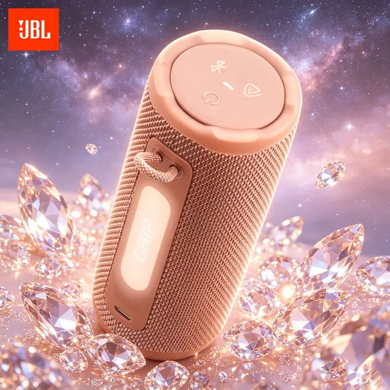 JBL 그립 블루투스 5.4 초저지연 오디오 - 파노라마 몰입형 휴대성 - 경량