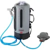 Camping Shower 12L Portable Pressure Camp Shower with Storage Bag Air Pump Shower Head for Outdoor Shower Washing Vegetables 5