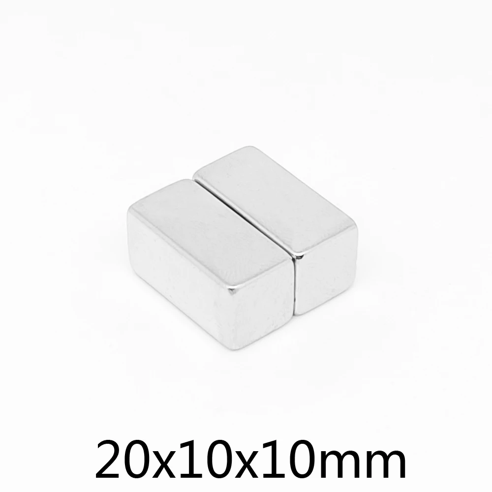2/5/10/15/20/30PCS 20x10x10 Block Search Magnet 20x10x10mm Neodymium Magnet 20mm*10mm NdFeB Strong Magnets Sheet 20*10*10 N35