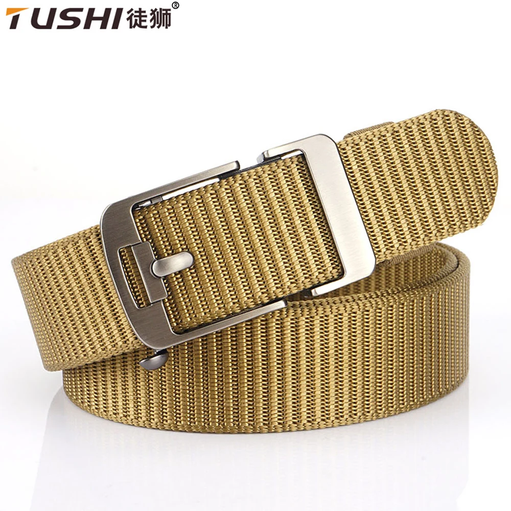 TUSHI New Quick Release Metal Pluggable Automatic Buckle Tactical Belt Breathable Military Belts For Men Pants Waistband Hunting new quick release metal pluggable buckle tactical belt breathable elastic military belts for men stretch pants waistband hunting