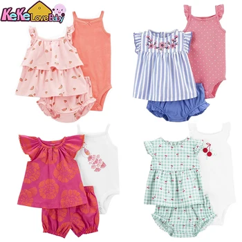 Baby Girl Floral Summer 3Pcs Set 1