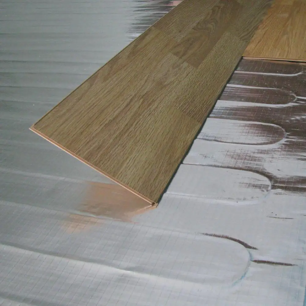 Wooden Floor Heating Mat Aluminum Foil Kit Electric Underfloor Heating  System For Bamboo Laminate Warming - AliExpress