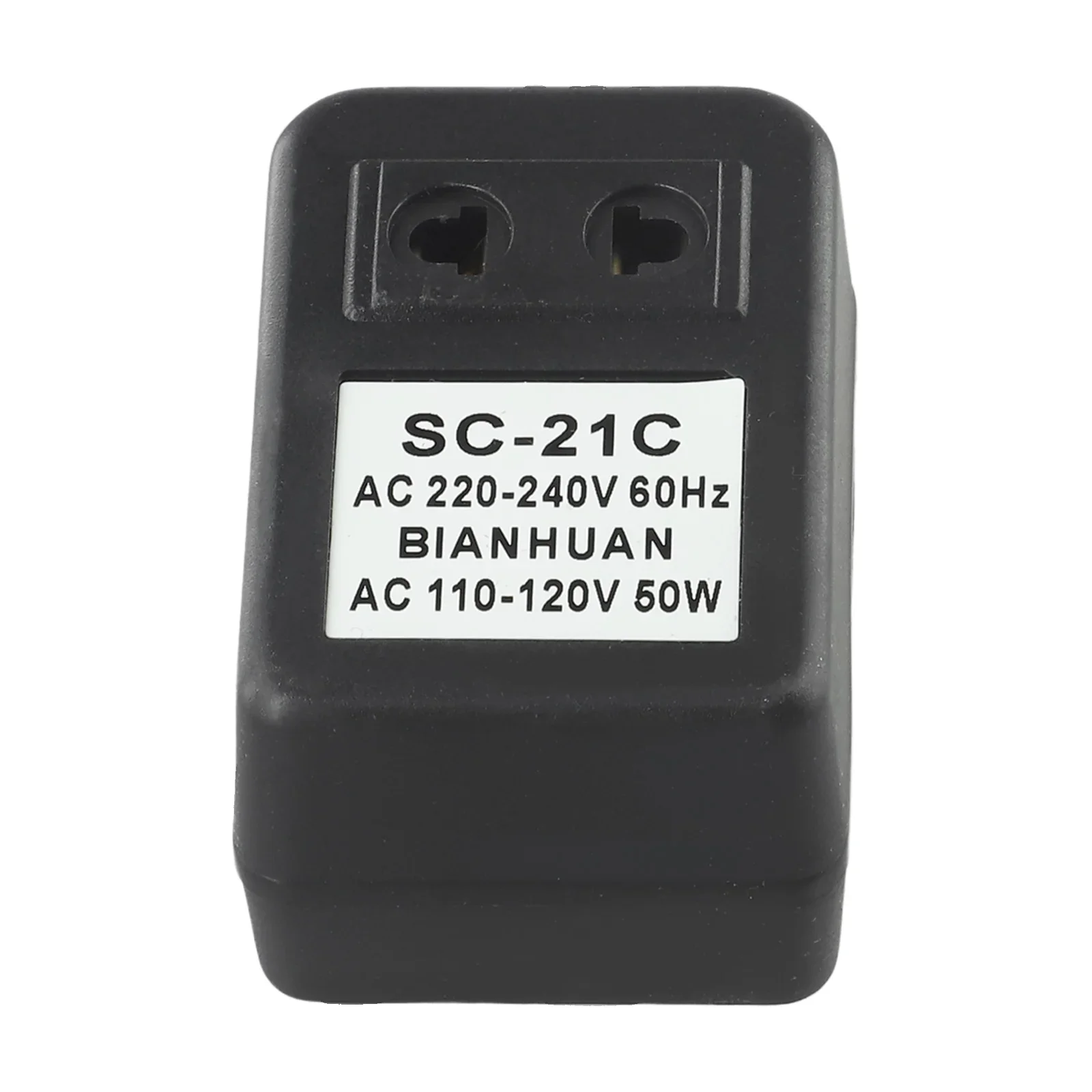 Power Adapter Step Down Transformer Travel Adapter AC 220V To 110V Voltage Converter For Electronic Devices Up To 50 WATT 1pcs