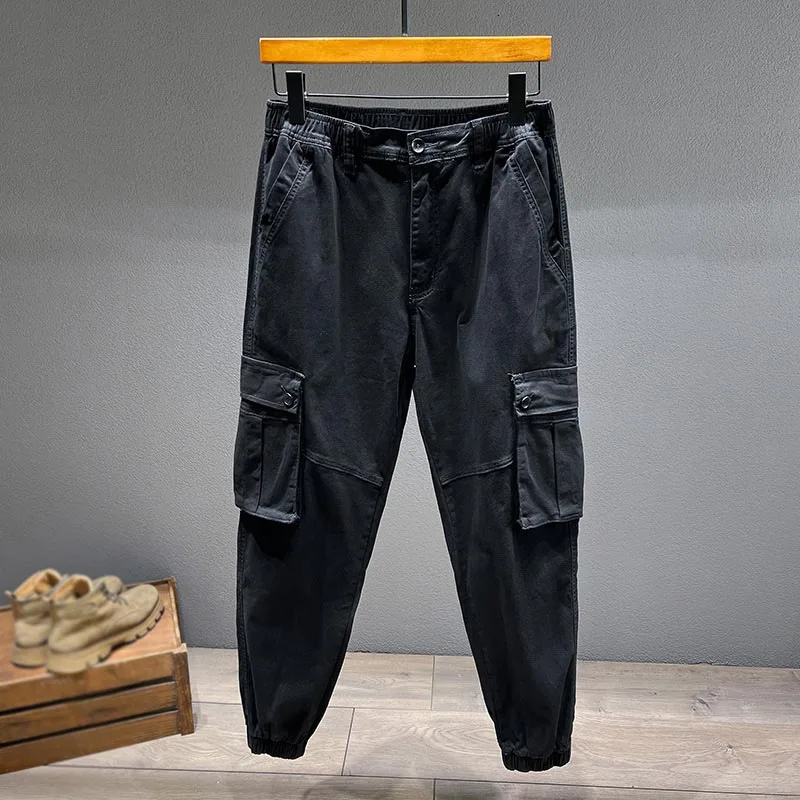 Casual Pants Men 150KG Plus Size 8XL 7XL 6XL Cargo 2 Colors