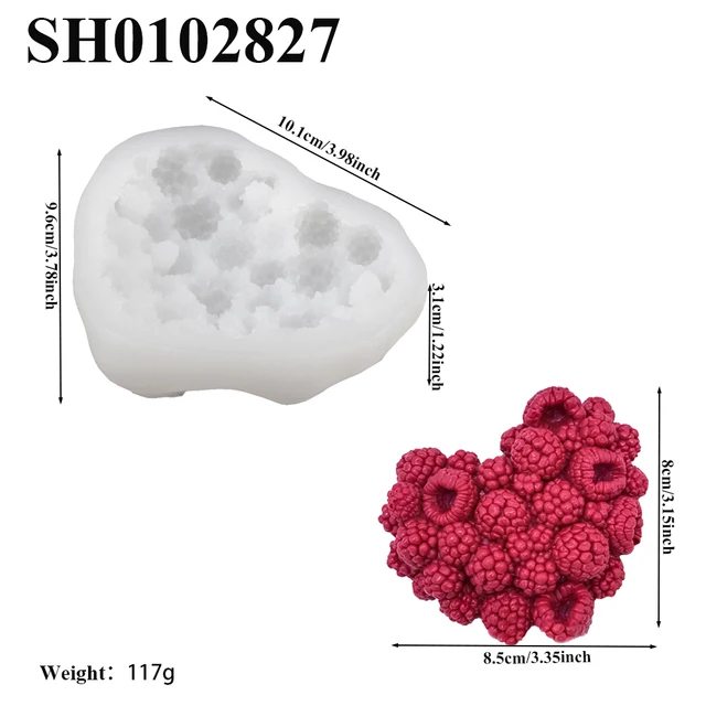 Raspberry Circle or Raspberry Heart Cake Mold French Dessert Silicone Cake Molds Pastry Decoration Baking Tools Kitchen Bakeware 4