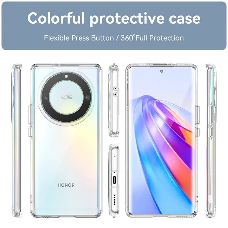  Ltezixal Funda compatible con Honor Magic 5 Lite 5G, a prueba  de caídas, sudor, a prueba de huellas dactilares, a prueba de golpes,  compatible con Honor Magic 5 Lite 5G, color