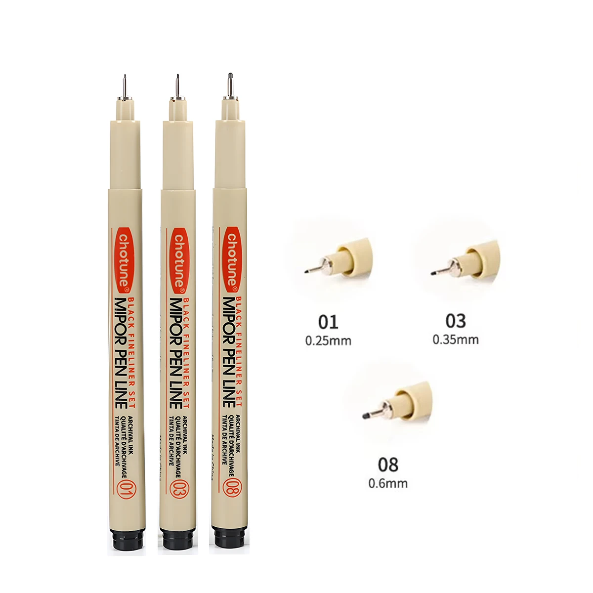 Premium Manga Markers and Needle Pens Art Set - Ideal for Sketching and Hand-Painted Projects
