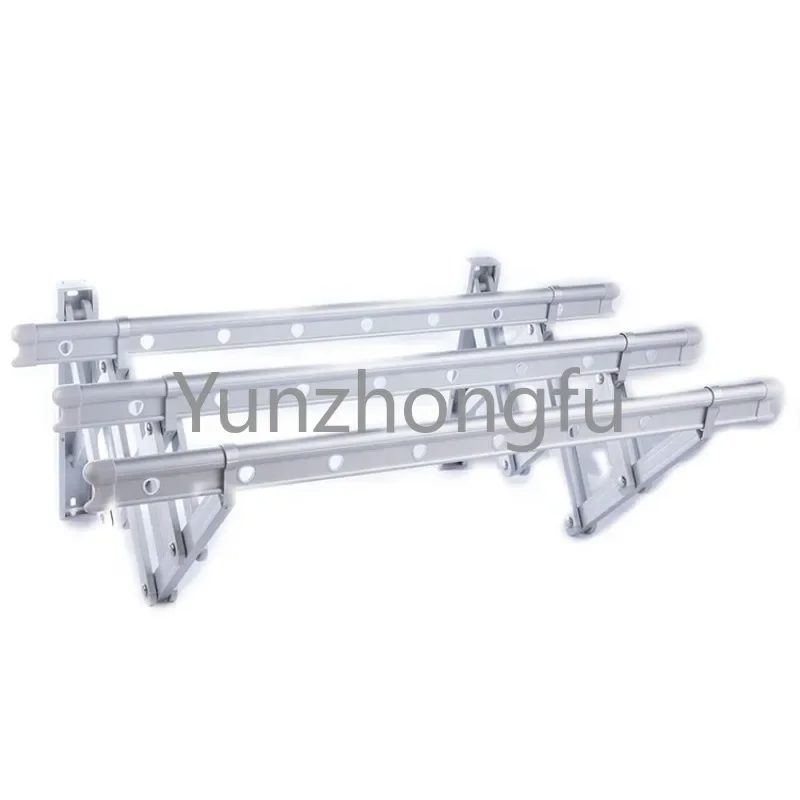 

Aluminium wall mounted hanging balcony clothes drying rack for