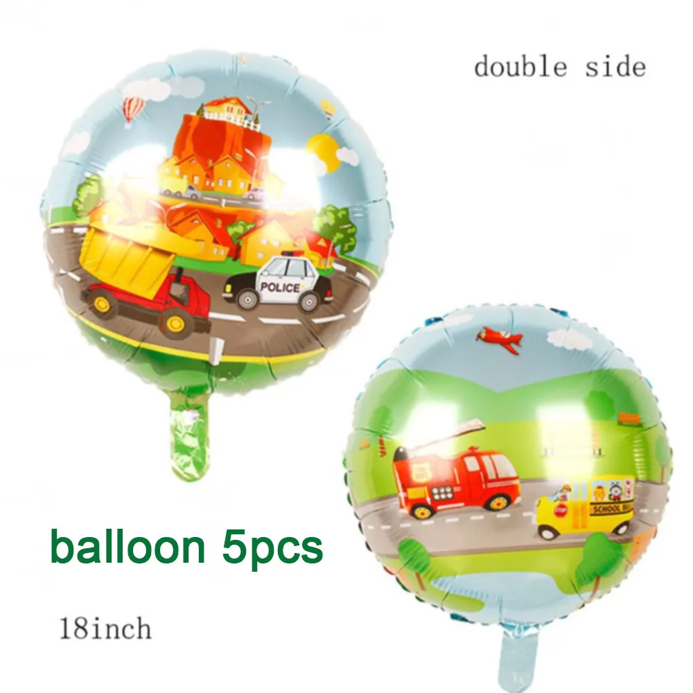 Grüne Bauernhof Traktor Thema Bagger Fahrzeug Geburtstag Party Dekoration Einweg Platte Banner Luftballons Baby Dusche Kinder Liefert – Detail 16