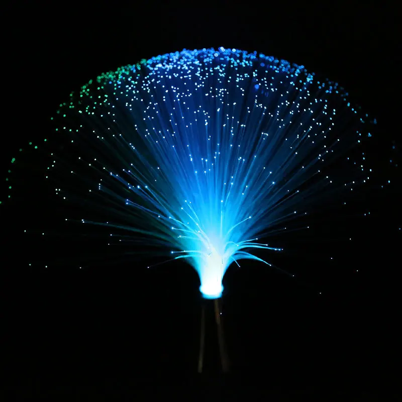 thumbnail image 2 of DGLIANYA Rotating Fiber Optic Lamp Romantic Night Light 9 Colors Rechargeable Color Changing 2 of 11