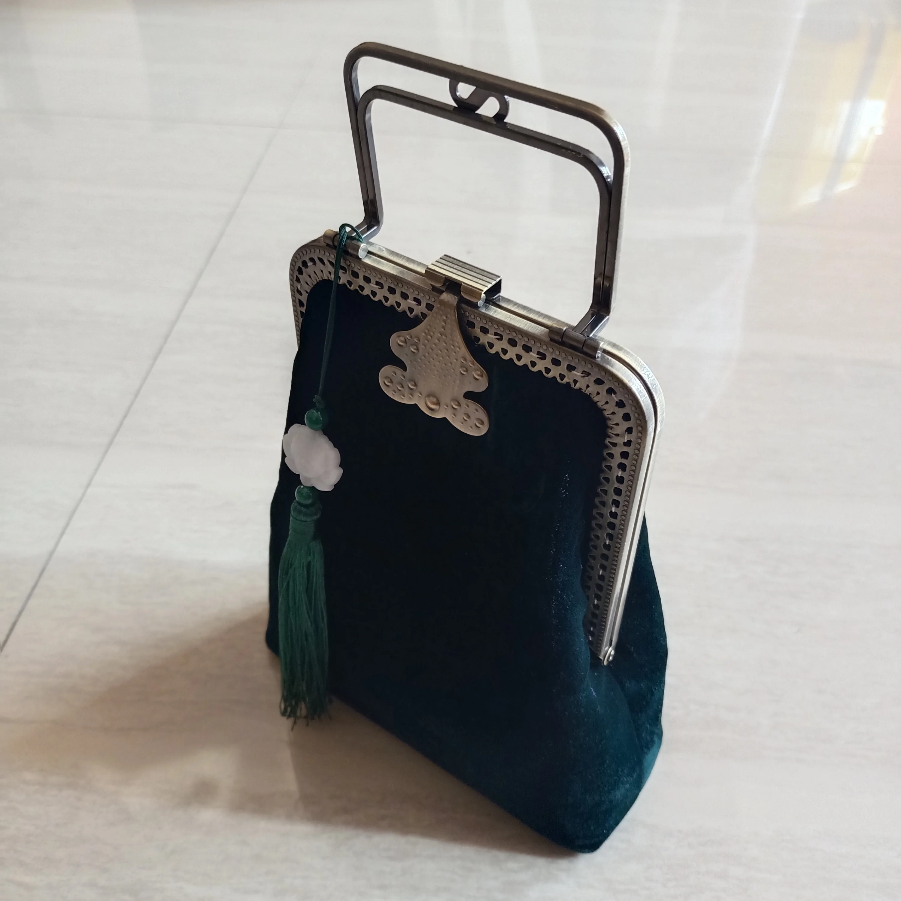 Black Green Mother Gift Bag Bags Vintage Top Handle Phone Bag Tote Women's Handbags Purses Chain Women Shoulder Crossbody Bags