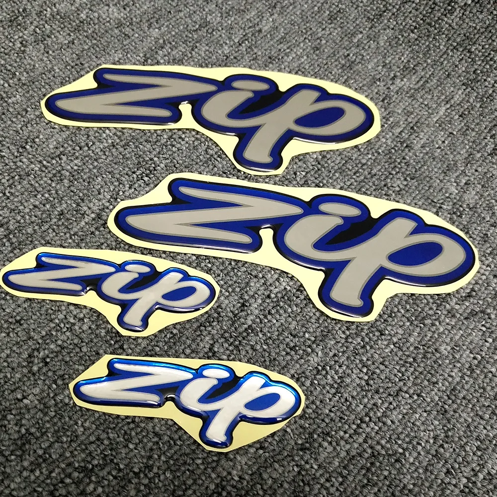 For Piaggio Vespa Zip 2T 4T 125 SP 50 100 50cc Scooter 3D Emblem Logo Decal Stickers 2016 2017 2018 2019 2020