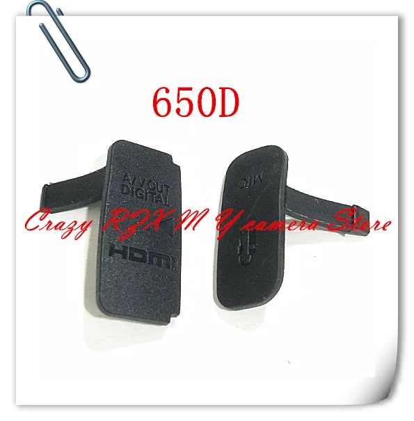 Camera Repair Parts Interface Cap USB / VIDEO OUT / Rubber Cover for canon 40D 400D 450D 650D