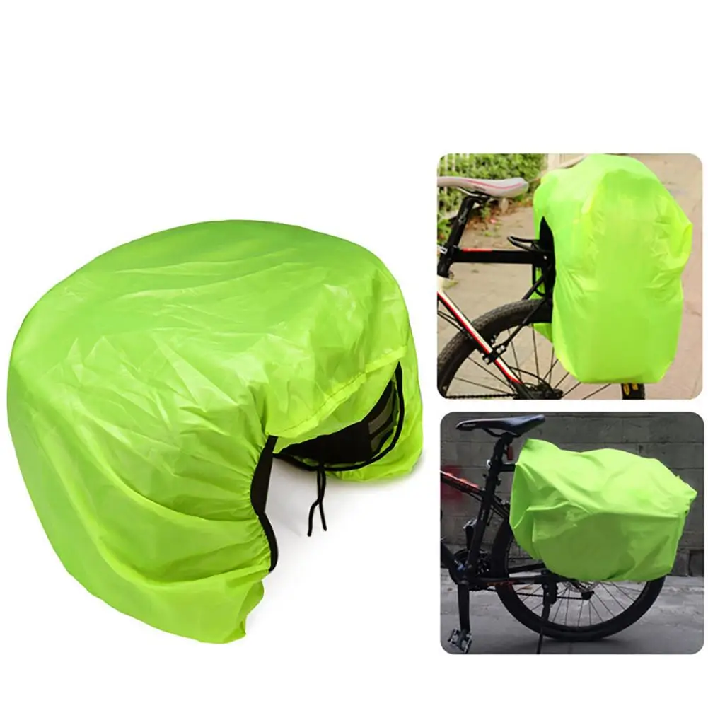 

Bicycle Pannier Bag Rain Cover Lightweight Rainproof Bike Tail Rear Luggage Cover Cycling Saddlebags Accessories Dropship