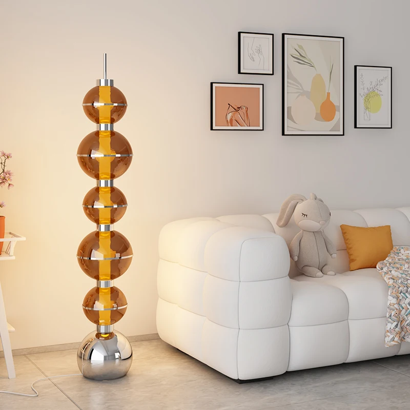 

Напольная Лампа в кремовом стиле, красная сетчатая лампа для гостиной, дивана, спальни, прикроватная лампа, украшение для создания атмосферы, вертикальное освещение, украшение для дома