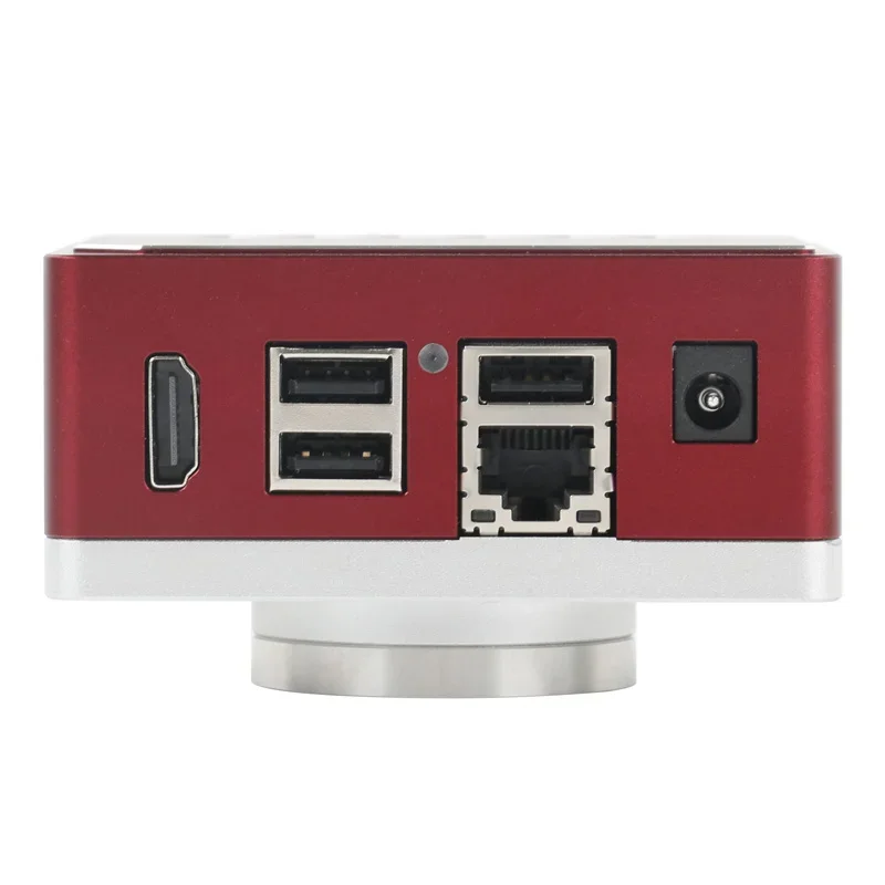 4K UHD 60FPS 8MP HDMI USB 3.0 LAN 산업용 전자 디지털 현미경 카메라 100X 130X 180X 200X 500X C 마운트 렌즈 이미지 줌