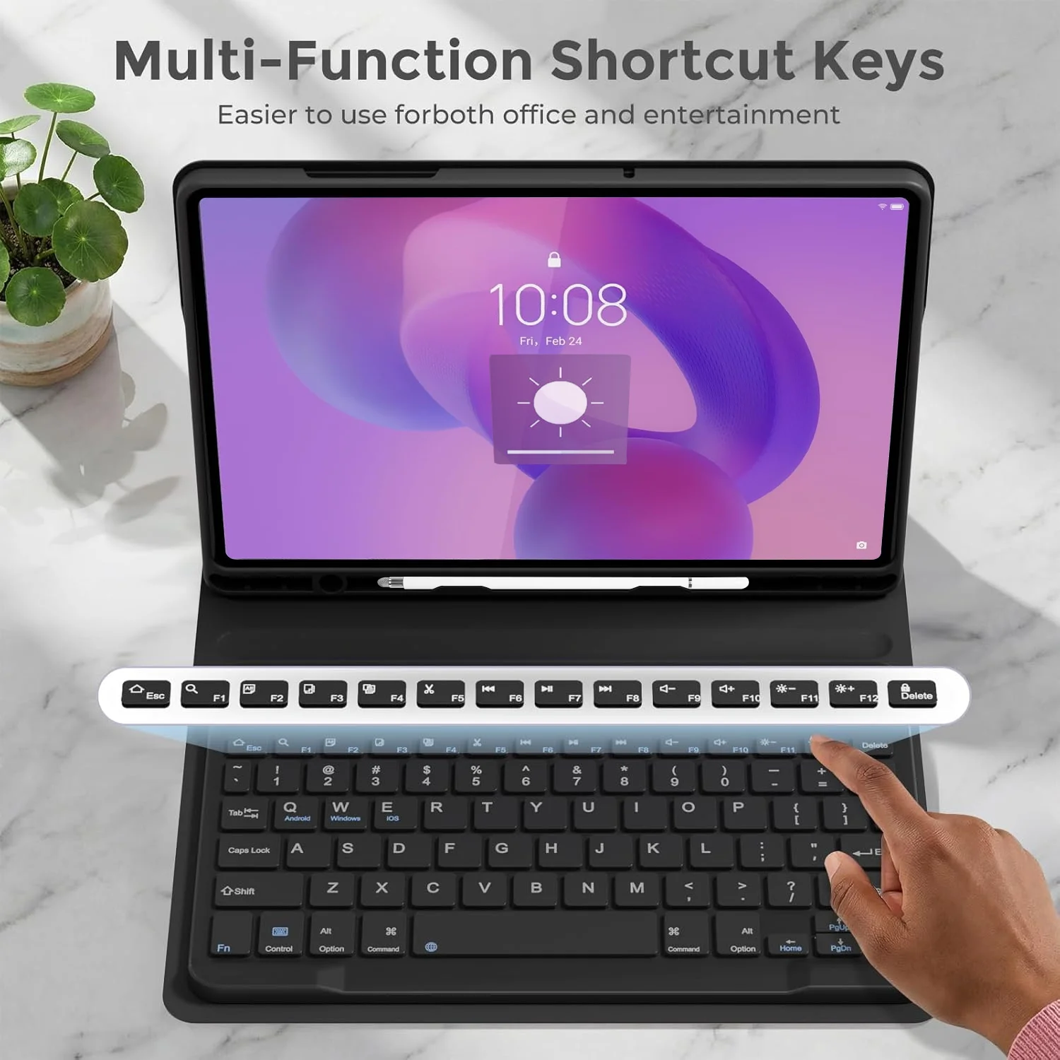 Enhanced Title: 

Versatile Keyboard and Mouse Case with Pencil Holder