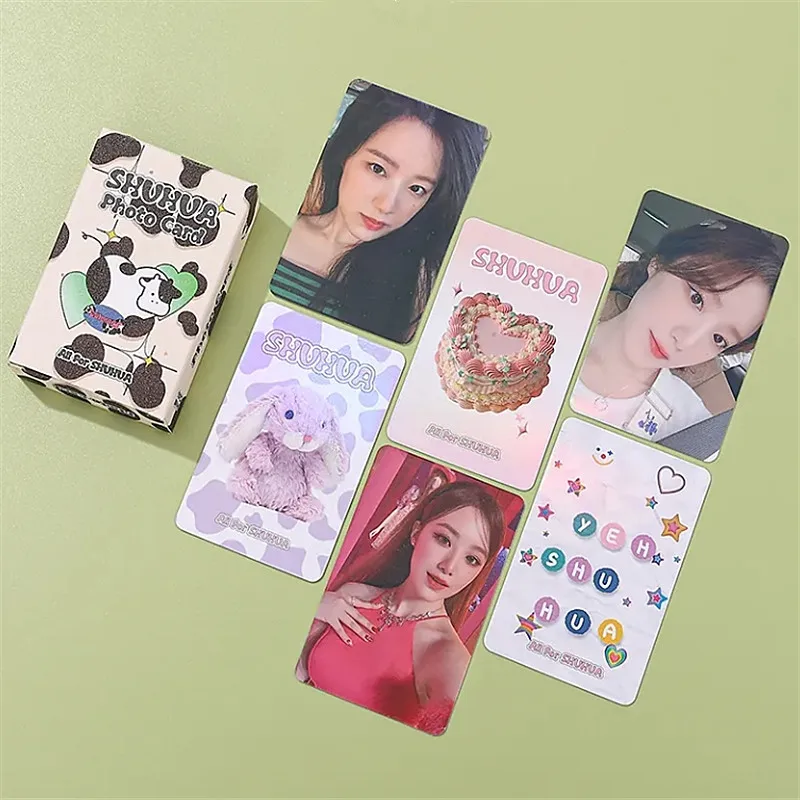 

50pcs/set(G) I-DLE HD Flash Card Song Yuqi Kim Minnie MIYEON SOYEON SOOJIN Gidle Album LOMO Card Gift Postcard Photo Card KPOP