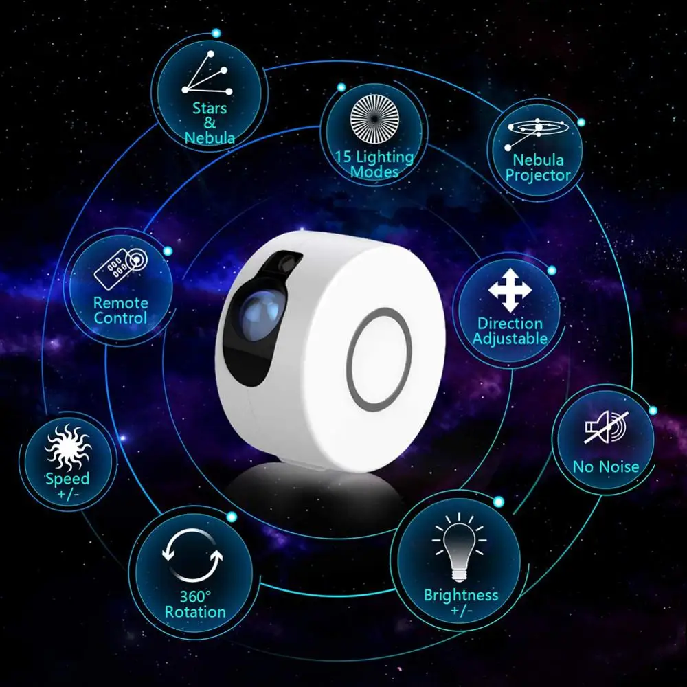 Night Lights Universal Starry Sky Projector LED Night Light Lamp Home
