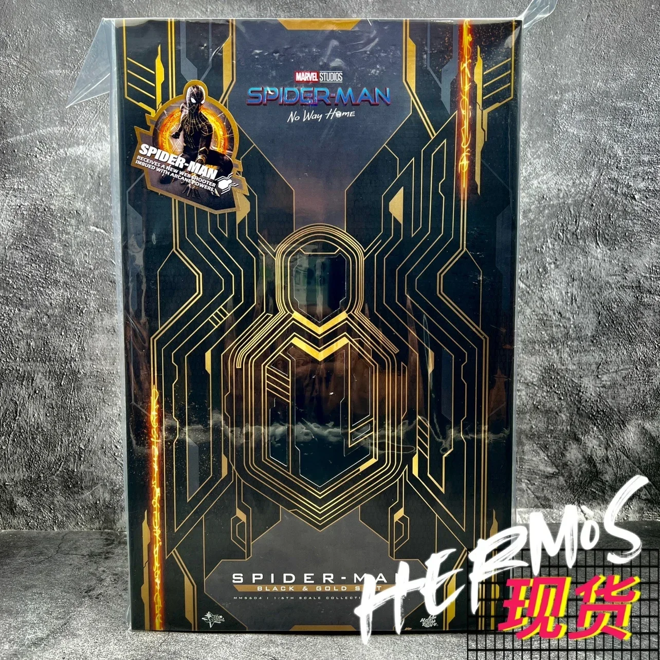 Hottoys Ht 1/6 Mms604 Spider-Man 3 Heroes Non Hanno Ritorno 1/6 Action Anime Figure Model Black Gold Magic Spider Man Collectable
