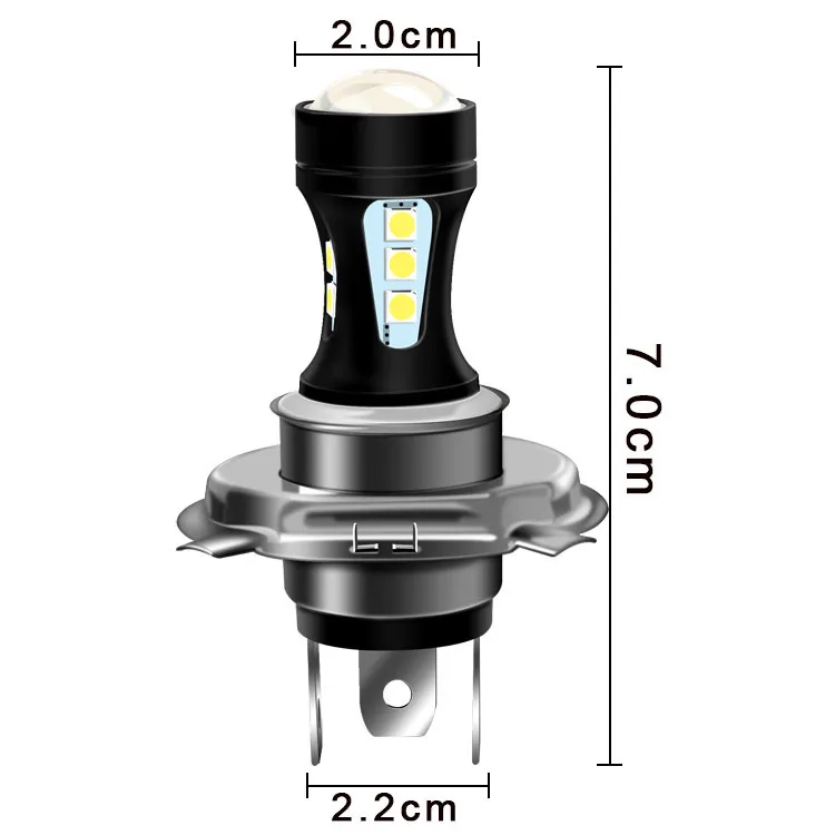 1Pc Universal H4 Car LED Headlights Motorcycle Truck Boat Tractor Trailer Offroad Working Light 3030 Work Lights LED Spotlight