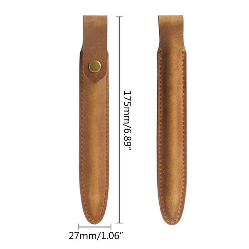 휴대용 가죽 iPencil 2 세대 보호 슬리브 스타일러스 펜 케이스 홀더 연필 파우치, 내구성 여성 남성 키즈 성인 H8WD
