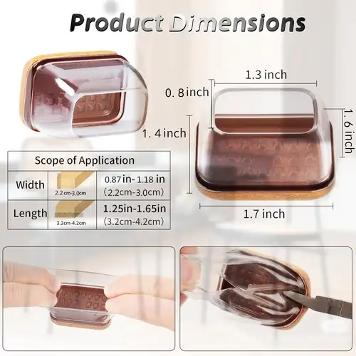 8PCS  Silicone Chair Leg Floor Caps Protectors Rectangle with Felt Foot End Caps Covers width 22-32mm for Chair Table No Noise - Image 3