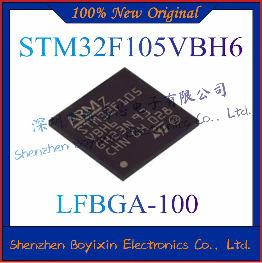 

Новый оригинальный и оригинальный микроконтроллер STM32F105VBH6, модель ARM Cortex-M3 32-бит. Посылка LFBGA-100