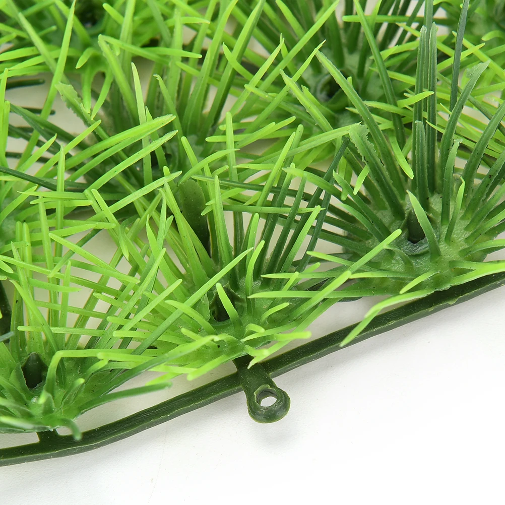 1Pcs 25cm x 25cm Hot Artificial Water Aquatic Green Grass Plant Lawn Aquarium Fish Tank Landscape