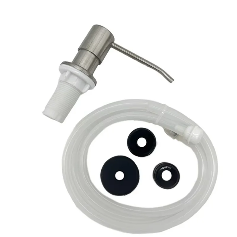 Kitchen Sink Soap Dispenser ABS Detergent Liquid Soap Lotion Dispensers Stainless Steel