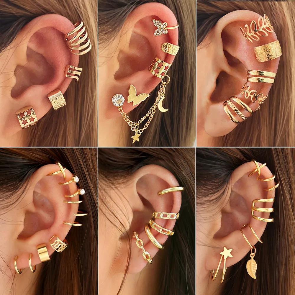 Boucles d'oreilles clip feuille vintage - Bijoux d'automne fabriqués au Canada - France