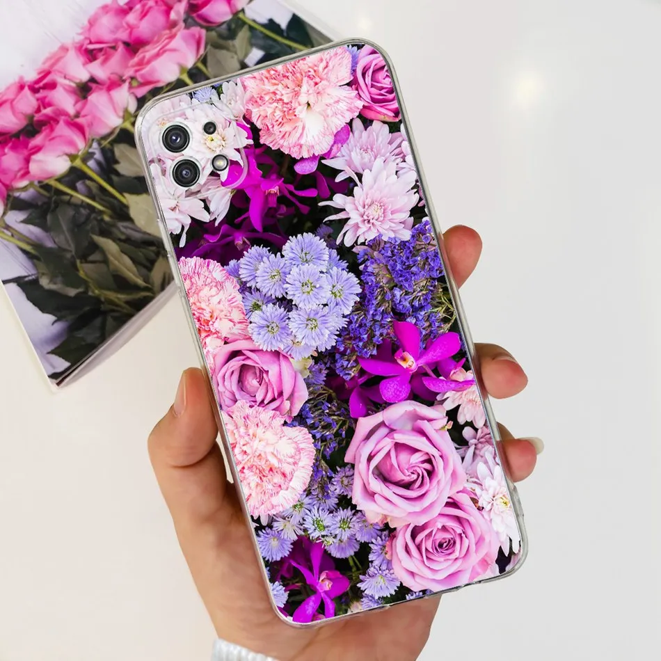 Stylish Transparent TPU Soft Silicone Phone Case