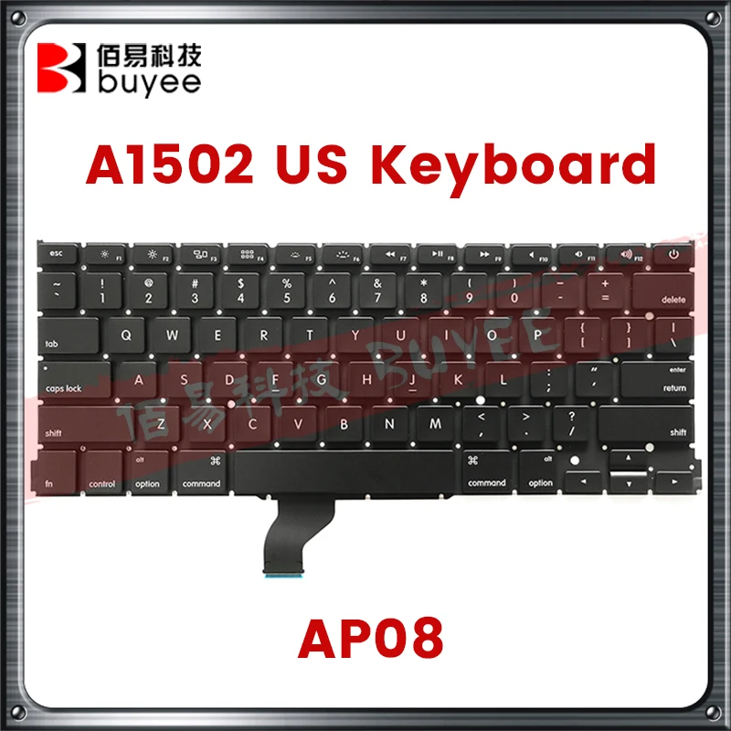 Ori Usato A1502 Tastiera Usa Per Macbook Retina Pro 13 Pollici A1502 Ap08 Versione Layout Inglese Usa Tastiere Per Laptop 2013-2015