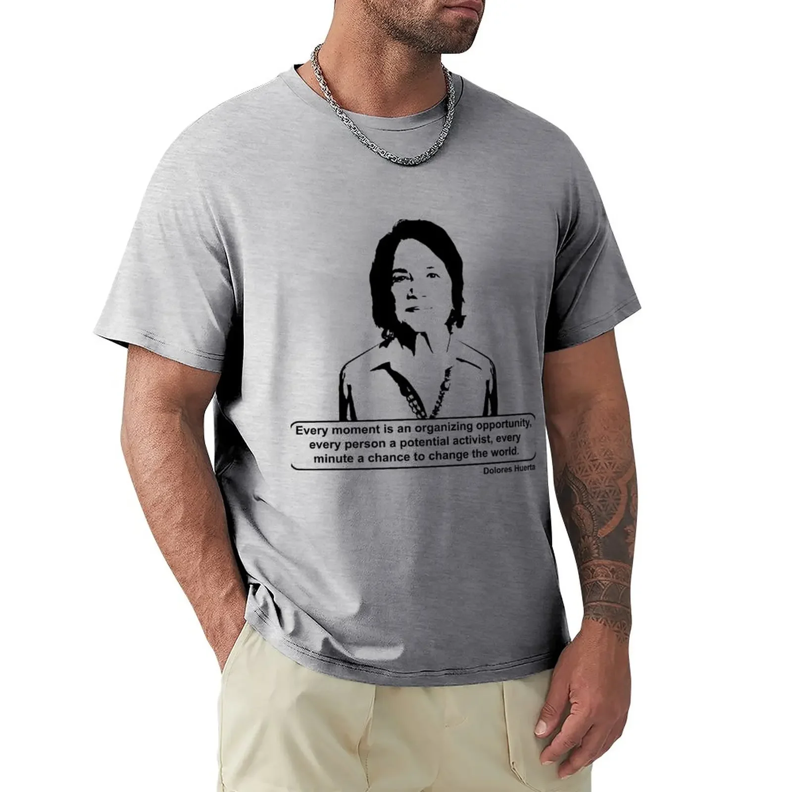 

Dolores Huerta Quote T-Shirt tops boys animal print men clothing