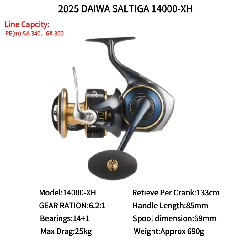 未使用　DAIWA SALTIGA 14000-P S0e08a185a0cb417f8bf40d91862dc