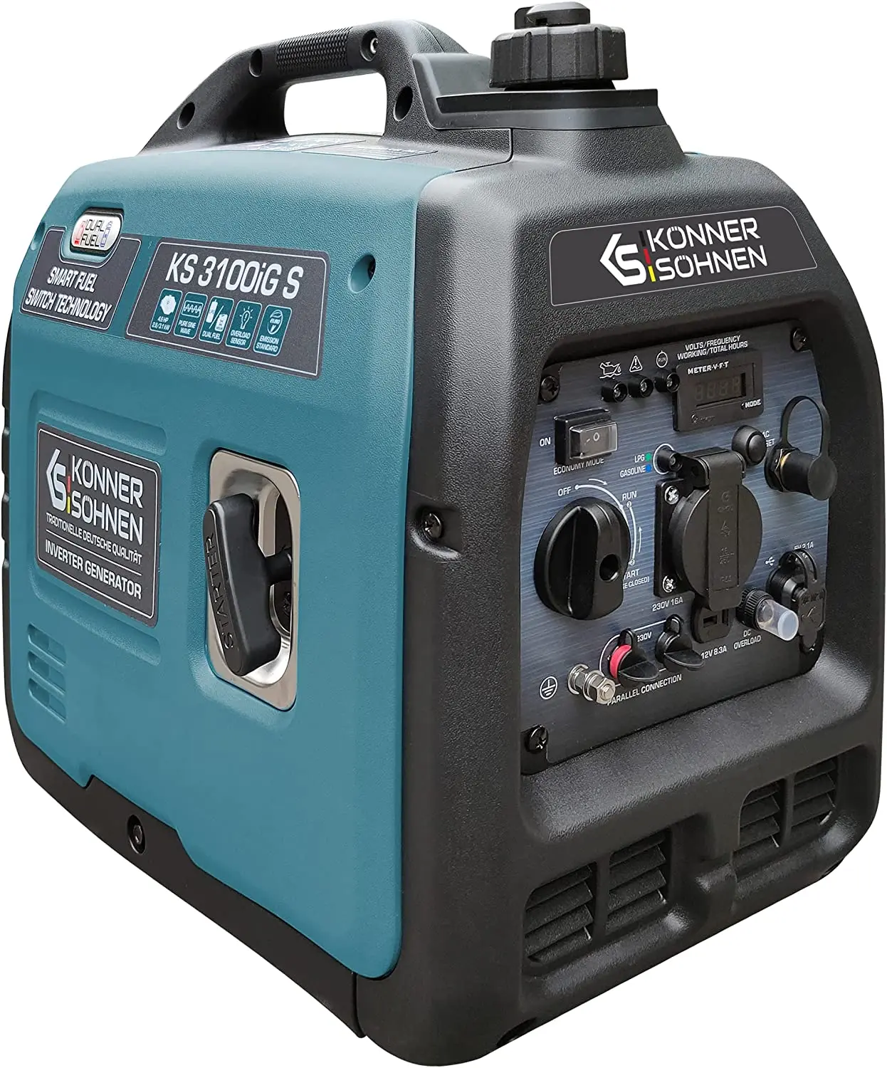 Generador inverter de gas y gasolina KS 3100iG S