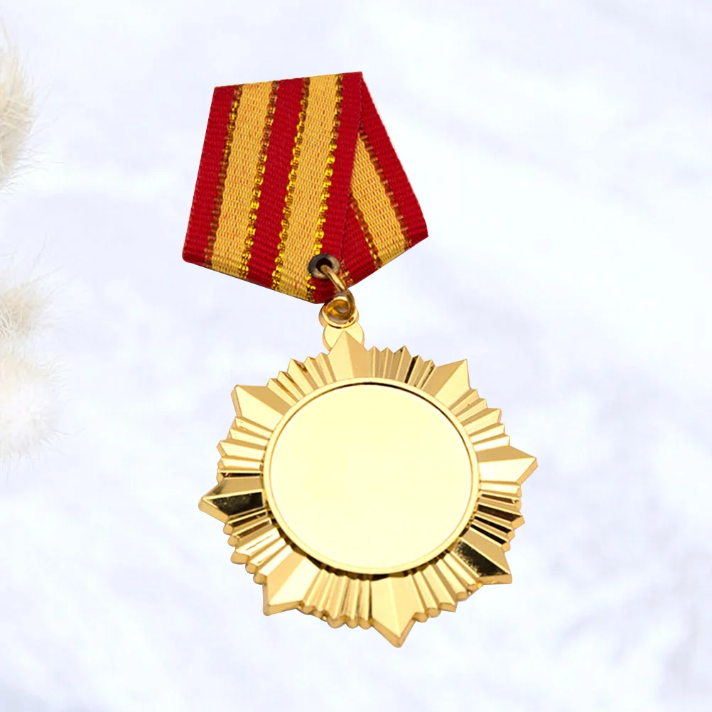 Golden Award Medals Honor Metal Medal Monument Badge for Marathon Sports Competition Kids Golden Medals Reward Toys