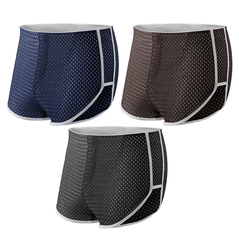 Men's Aloha pants-style ice-silk underwear. For boys in summer, suitable for teenagers. Boxer shorts, loose-fitting, with a uniq - 4