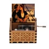 My Heart Will Go Music Box Hand Crank Wooden Vintage Laser Engraved Music Box, Gifts For Birthday/Anniversary/Wedding/Valentine 2
