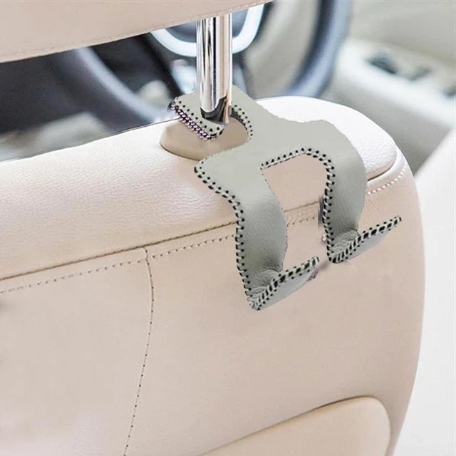 GetUSCart- Car Hook Headrest Hooks, Car Vehicle Back Seat Hanger Holder  Backseat Hooks for Bag Purse Hangers Handbag Cloth, 4-Pack