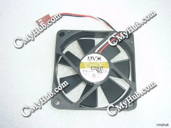

Для AVC F7015B12LA DC12V 0.15A 7015 7 см 70 мм 70x70x15 мм 3pin охлаждающий вентилятор F7015B12LA