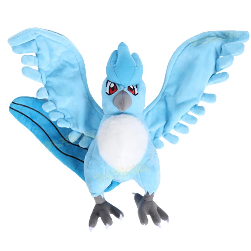 Nuovo 28Cm Pokemon Kawaii Articuno Regalo Per Bambini Giocattoli Bambole Cuscino Decorazione Della Stanza Ornamento Da Collezione Regali Di Compleanno