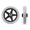 Wheelchair Caster Wheelchair Front Wheel 6 Inch Wheelchair Casters Small Cart Rollers Chair Wheel for Wheelchair Accessories 1